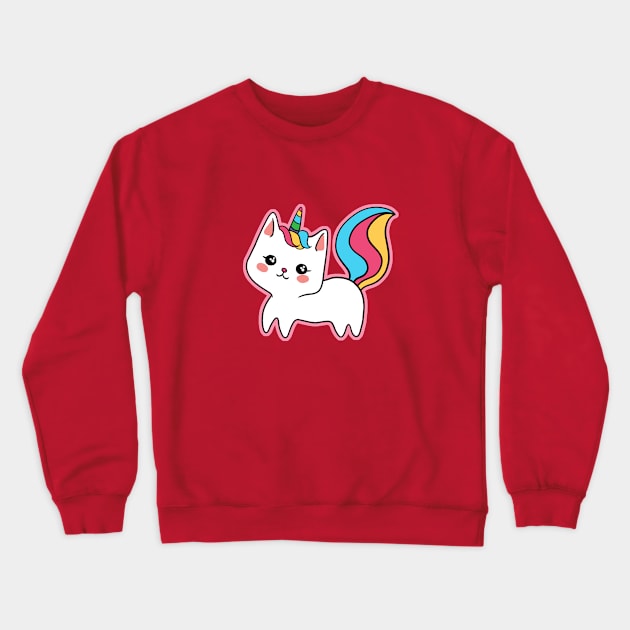 Cutie-corn Cat Crewneck Sweatshirt by by_Akku